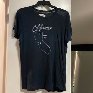 Current Elliott California, I Love You Shirt Size 2